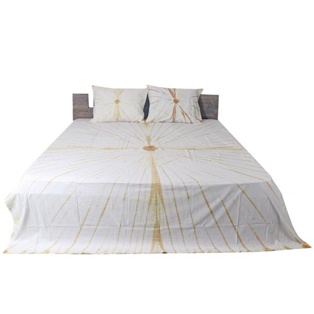 TIE DIE PRINT HANDMADE COTTON BEDSHEET