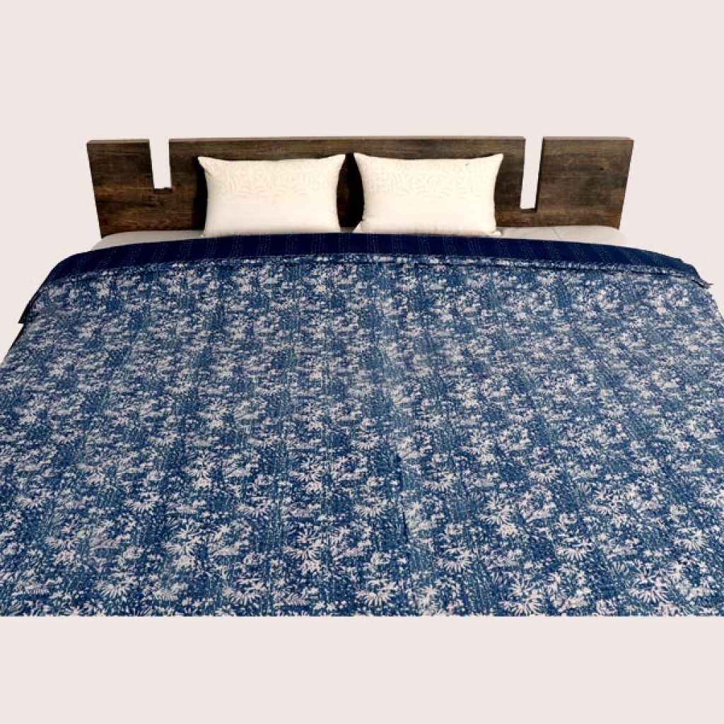 Cotton Handmade Kantha Bed Cover