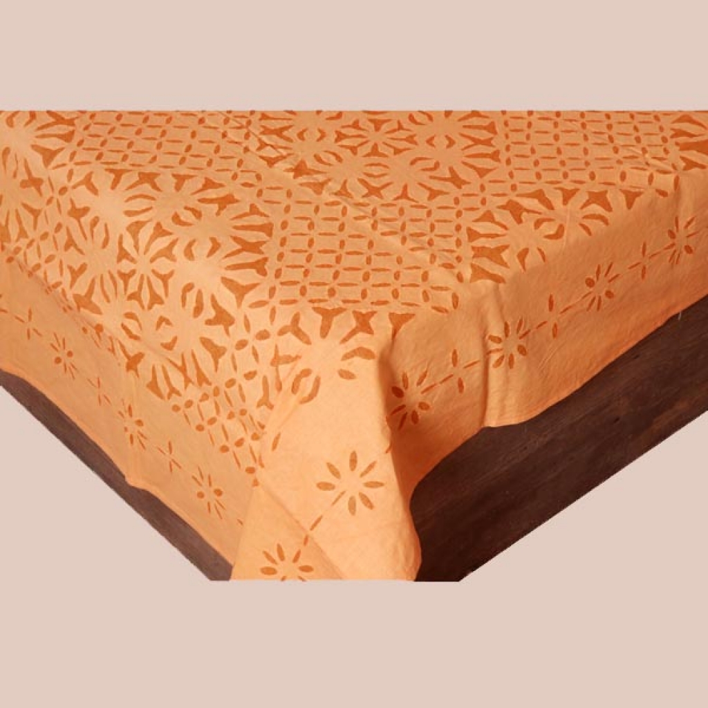 Handmade Antique Design Cut Work Bedsheet