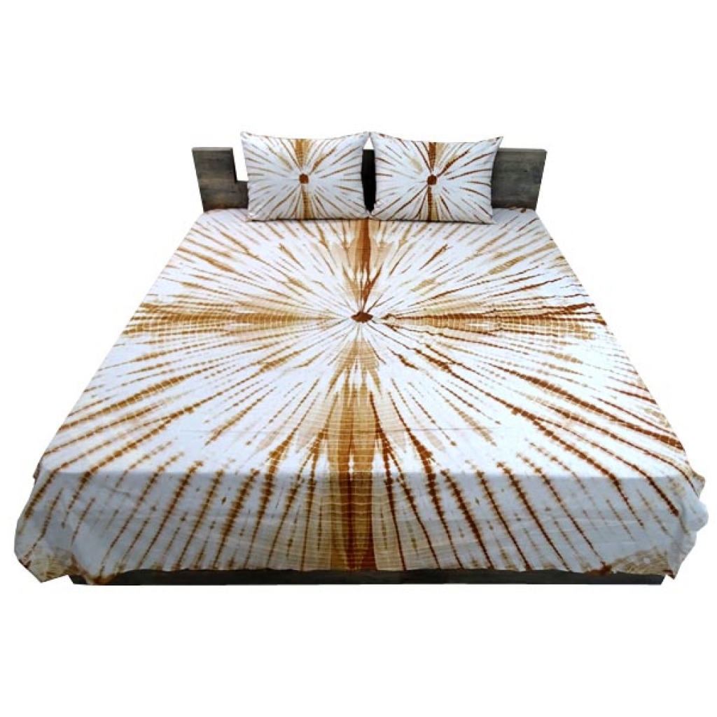 TIE DIE PRINT HANDMADE COTTON BEDSHEET