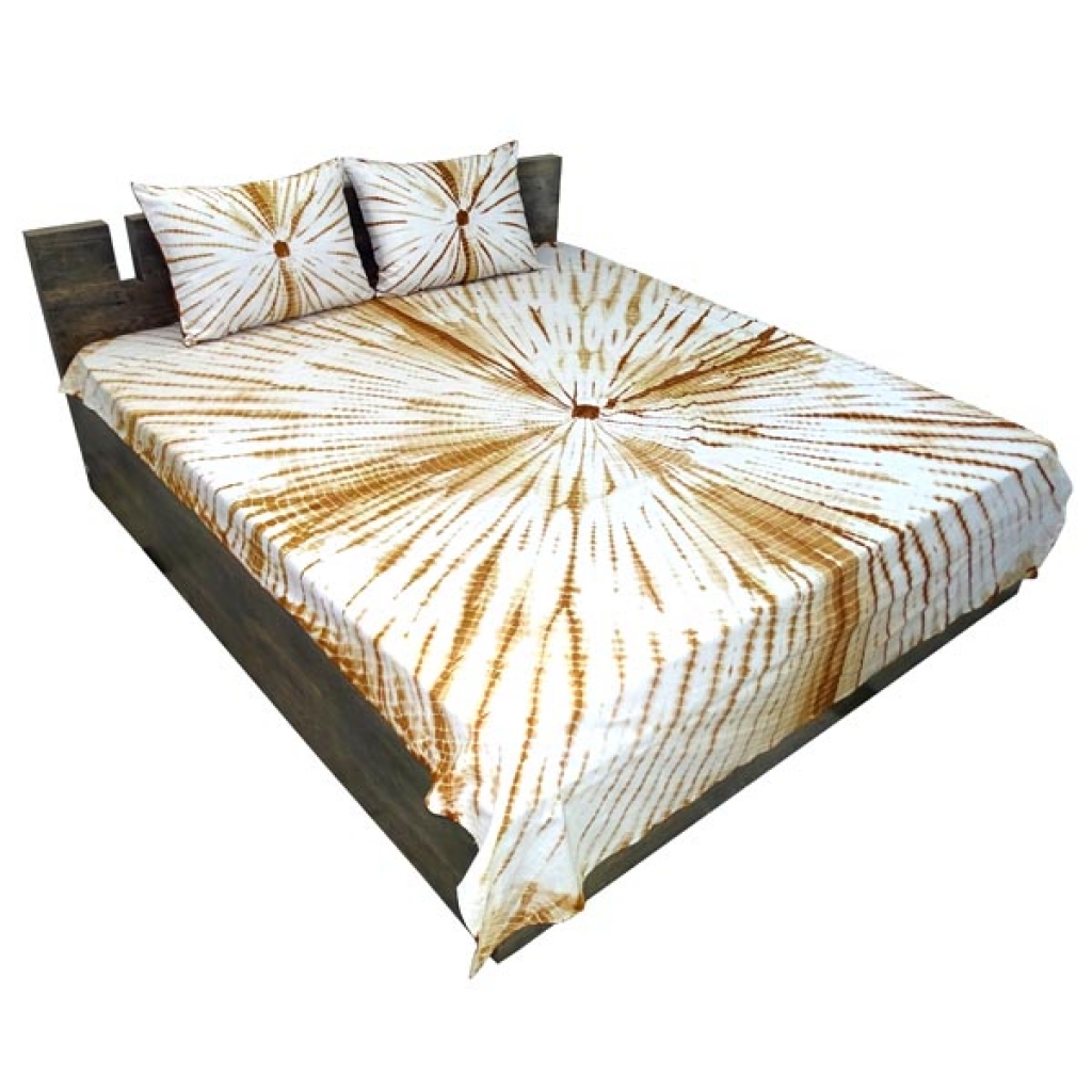 TIE DIE PRINT HANDMADE COTTON BEDSHEET