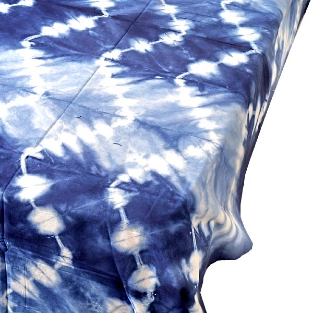 TIE DIE PRINT HANDMADE COTTON BEDSHEET