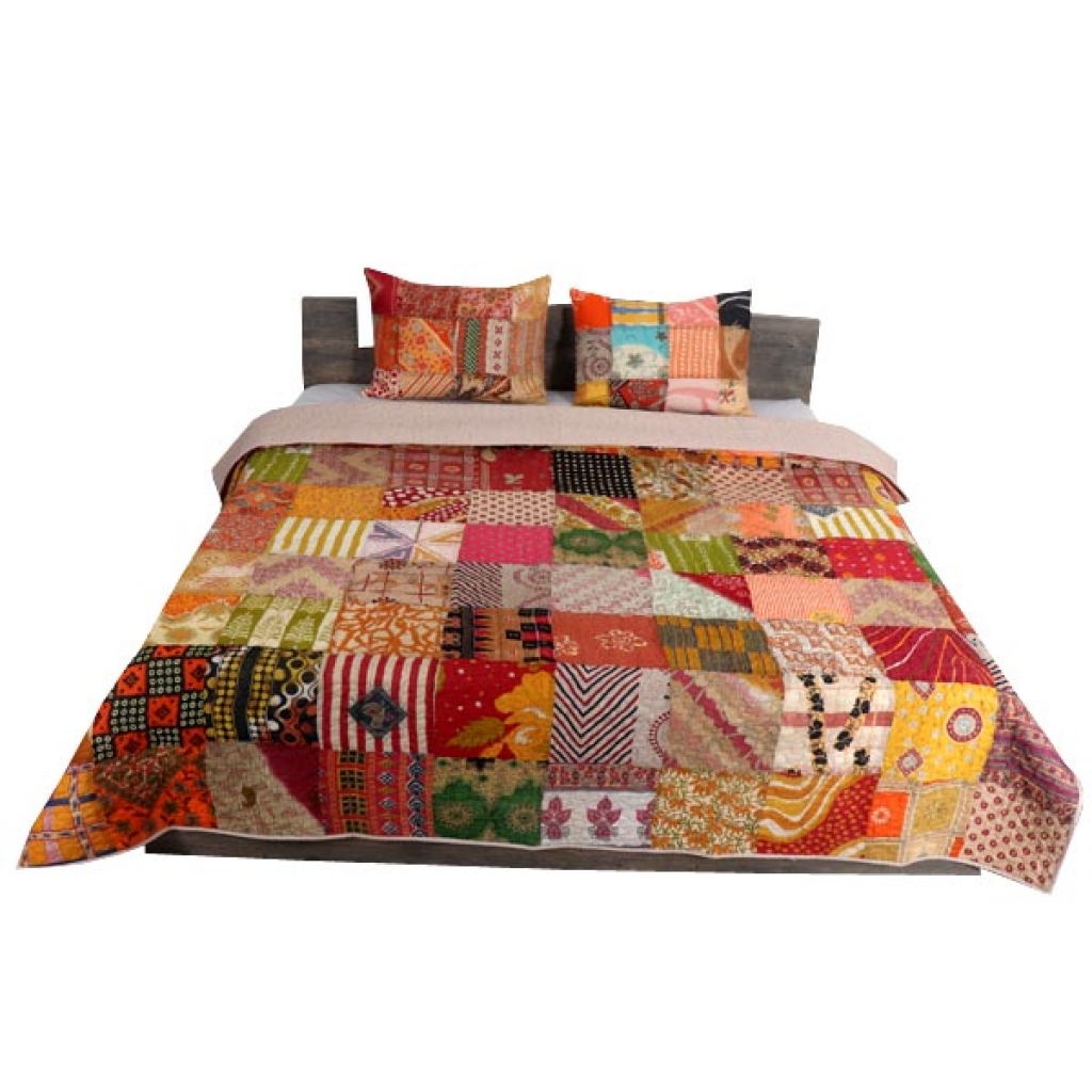 HANDMADE INDIAN PURE COTTON DESIGNER QUILTED