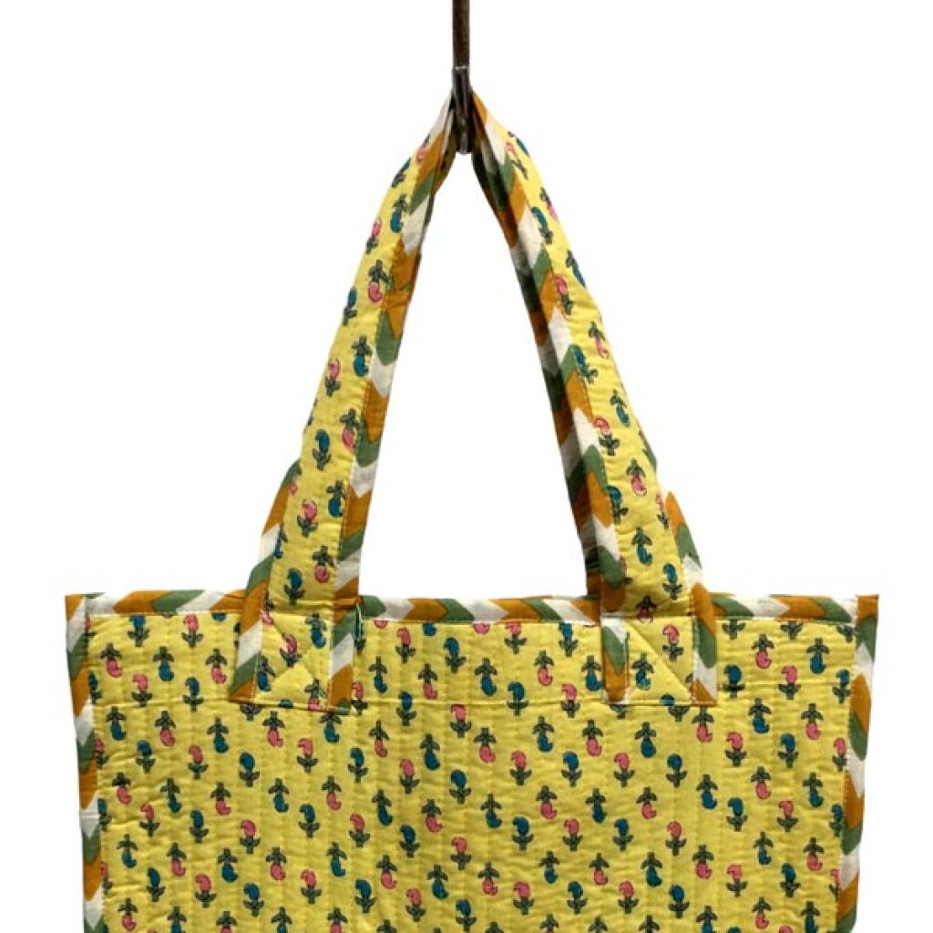 COTTON MACHINE QUILTED BAG