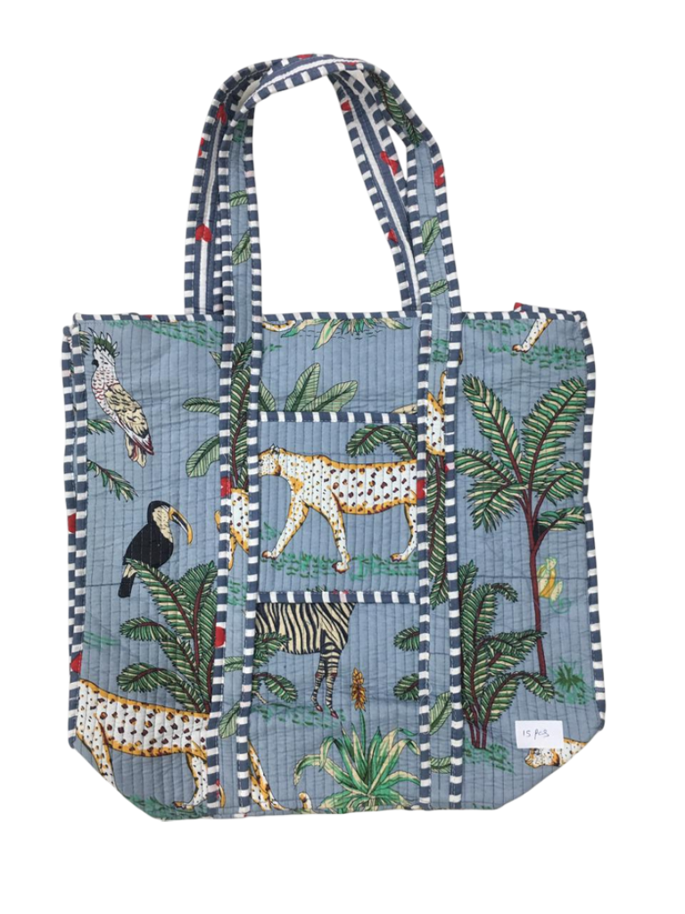 COTTON QUILTED TOTE BAGS