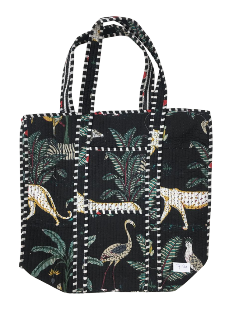 COTTON QUILTED TOTE BAGS