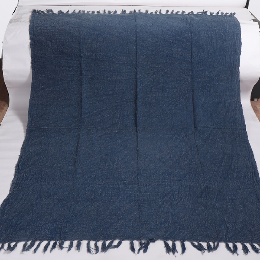 COTTON SOLID PRINTED THROWS